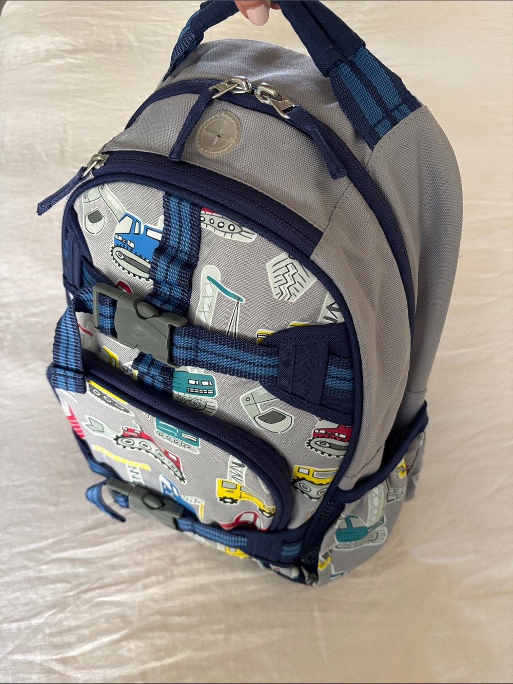 Pottery Barn Kids Backpack - trucks